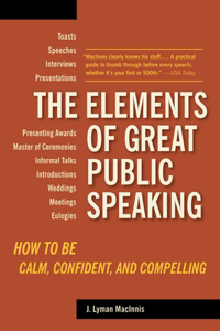 Elements of Great Public Speaking