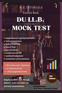 DU LL.B. Mock Test: LL.B. Mock Test