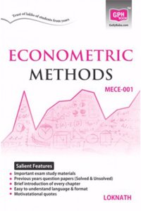 Gullybaba Ignou MA (Latest Edition) MECE-1 Econometrics Methods, IGNOU Help Books with Solved Sample Question Papers and Important Exam Notes