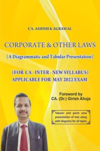 Corporate and Other Laws (A Diagrammatic and Tabular Presentation): [For CA-Inter New Syllabus] [Applicable for May 2022 Exam] [Foreword by CA. (Dr.) Girish Ahuja]