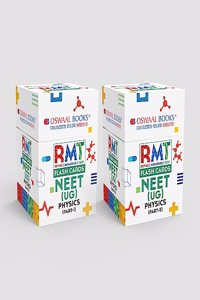 Oswaal NEET RMT Flash Cards Physics (Part-1 & 2), Set of 2 Boxes (For 2024 Exam)