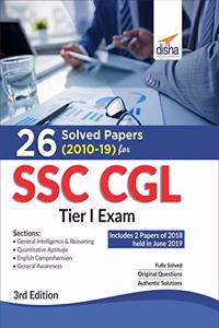 26 Solved Papers (2010-19) for SSC CGL Tier I Exam 3rd Edition