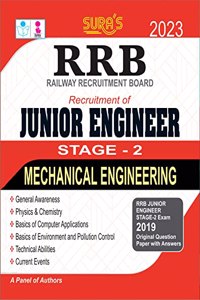 SURA`S RRB Junior Engineer Stage - 2 Mechanical Engineering Exam Book in English Medium - Latest Updated Edition 2023