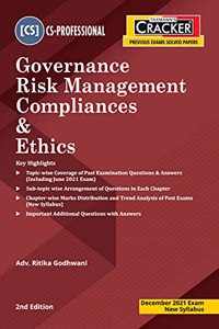 Taxmann's CRACKER for Governance Risk Management Compliances & Ethics - Covering Topic-wise Past Exam Questions & Sub-topic wise Arrangement of Questions | CS Professional | New Syllabus