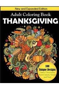 Thanksgiving Adult Coloring Book