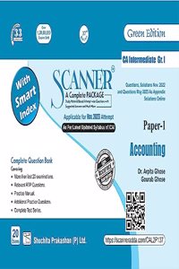 Accounting (Paper 1 | Gr. I | CA Intermediate) Scanner - Including questions and solutions | New Syllabus | Applicable for Nov. 2023 Exam | Green Edition