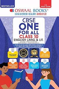 Oswaal CBSE One for All, English Lang. & Lit., Class 10 [Combined & Updated for Term 1 & 2]