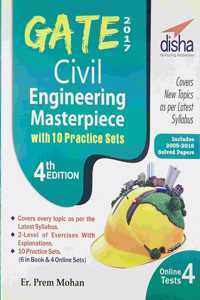 GATE 2017 Civil Engineering Masterpiece with 10 Practice Sets (6 in Book/4 Online)