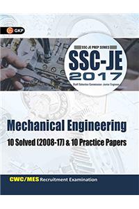 SSC (CWC/MES) Mechanical Engineering 10 Solved Papers & 10 Practice Papers for Junior Engineers 2017