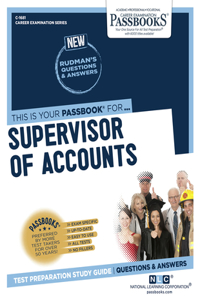 Supervisor of Accounts (C-1681): Passbooks Study Guide Volume 1681