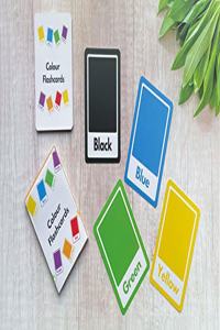 Color Flashcards Educational Home Schooling Flash Cards Early Learning for Kids Pack of 12