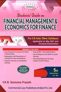 Padhuka's Students' Guide on Financial Management and Economics for Finance CA Inter (New Syllabus) - 5/edition 2020