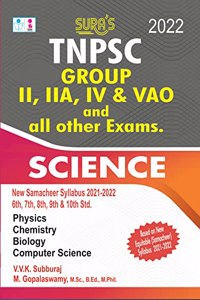 SURA'S TNPSC Science For GROUP II, IIA, IV AND VAO and all other Exams Book in English Medium - Latest Updated Edition 2022