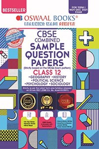 Oswaal CBSE Sample Question Paper Class 12 Humanities Book (History, Geography, Political Science, Sociology, Psychology) (For Term I Nov-Dec 2021 Exam)