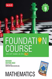 MTG Foundation Course For NTSE-NVS-BOARDS-JEE-IMO Olympiad - Class 9 (Mathematics), Based on Latest Competency Based Education -2022