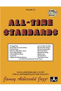 Jamey Aebersold Jazz -- All-Time Standards, Vol 25: Book & 2 CDs