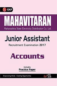 Mahavitaran (Maharashtra State Electricity Distribution Co. Ltd.) Junior Assistant, Accounts 2017