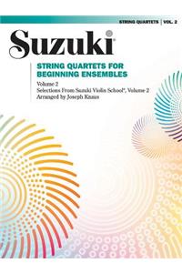 String Quartets for Beginning Ensembles, Volume 2