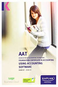 USING ACCOUNTING SOFTWARE - EXAM KIT