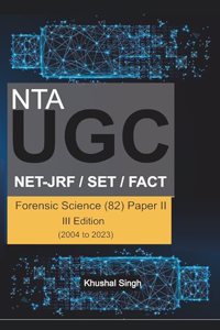 NTA UGC NET-JRF/SET/FACT Forensic Science Paper-II