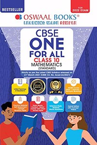 Oswaal CBSE One for All, Mathematics (Standard), Class 10 [Combined & Updated for Term 1 & 2]