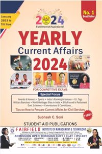 SAP Yearly Current Affairs 2024 from Jan till Now (Latest & Best) Highly useful for UPSC SSC KVS DSSSB CLAT Banking NDA BBA CUET & other Entrance Exams