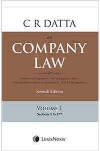 C R Datta on Company Law (Set of 3 Volumes + 2 Appendices + 1 Consolidated Table of Cases & Subject Index)