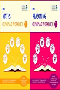 SBB Reasoning and Maths Olympiad Workbook Combo - Class 1