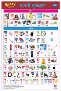 Navneet Happy Wall Chart - Marathi Mulakshare