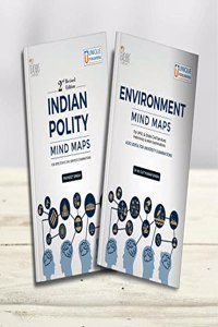 COMBO OF 2 BOOKS + INDIAN POLITY+ ENVIRONMENT MIND MAPS FOR UPSC | STATE CIVIL SERVICES EXAMINATION | BY PAVNEET SINGH AND Dr. M. Ojit Kumar Singh