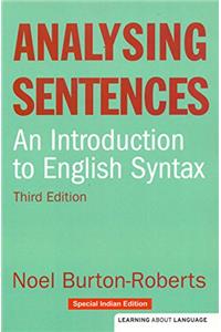 Analysing Sentences An Introduction to English Syntax