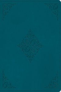 ESV Journaling Bible (Trutone, Deep Teal, Fleur-De-Lis Design)