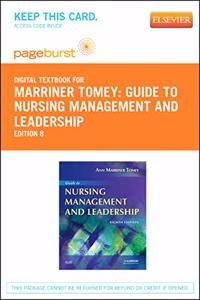 Guide to Nursing Management and Leadership - Elsevier eBook on Vitalsource (Retail Access Card)