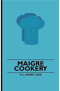 Maigre Cookery