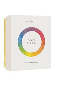 Color Theory Notecards (12 Notecards 6 Designs, 12 Envelopes in a Keepsake Box)