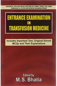 Entrance Examination in Transfusion Medicine