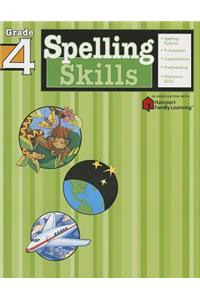 Spelling Skills: Grade 4 (Flash Kids Harcourt Family Learning)