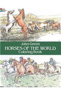 Horses of the World Colouring Book