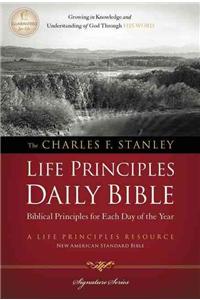 Charles F. Stanley Life Principles Daily Bible-NASB