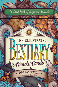 The Illustrated Bestiary Oracle Cards: 36-Card Deck of Inspiring Animals