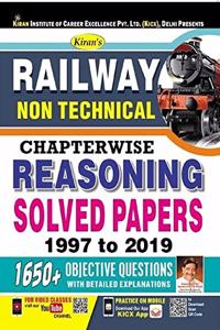 Kiran Railway Non Technical Chapterwise Reasoning Solved Papers 1997 To 2019 (2820)