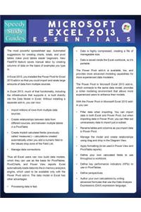 Microsoft Excel 2013 Essentials (Speedy Study Guide)