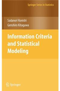 Information Criteria and Statistical Modeling