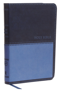 KJV Holy Bible: Value Compact Thinline, Blue Leathersoft, Red Letter, Comfort Print: King James Version