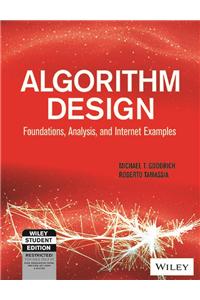 Algorithm Design: Foundation, Analysis And Internet Examples