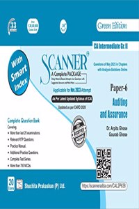 Auditing and Assurance (Paper 6 | Gr. II | CA Intermediate) Scanner - Including questions and solutions | New Syllabus | Applicable for Nov. 2023 Exam | Green Edition