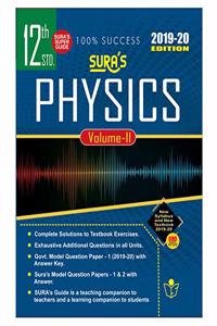 12th Std Physics volume 2 Exam guide in English Medium