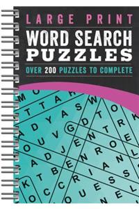 Large Print Word Search Puzzles Teal: More Than 200 Puzzles to Complete