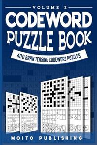 Codeword Puzzle Book: 400 Brain Teasing Codeword Puzzles Volume 2