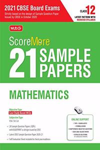 ScoreMore 21 Sample Papers For CBSE Board Exam 2021-22 - Class 12 Mathematics